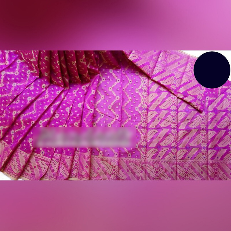 Picture of Half Silk Jamdani Saree 