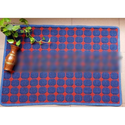 Picture of Red and Blue Floormat Carpet/Rug for Bed Room/Kitchen and for Home Decoration 