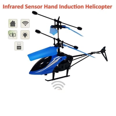 Picture of Induction Helicopter pcx aircraft with sensor Control Vehicles - Helicopters - Blue