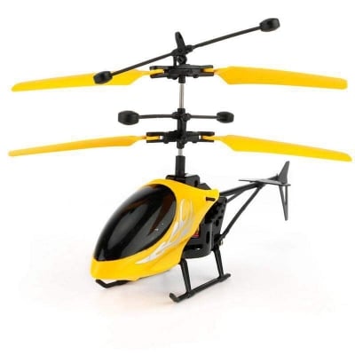 Picture of Induction Helicopter pcx aircraft with sensor Control Vehicles - Helicopters - Yellow