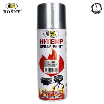 Picture of Bosny Hi-Heat Resistant Aerosol Spray Paint - Silver0.4L