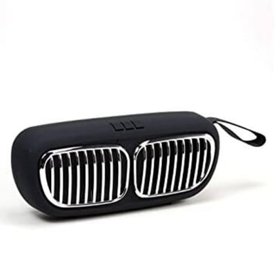 Picture of Mega Bass Car Grill Design Portable MINI Wireless Bluetooth Speaker - Black