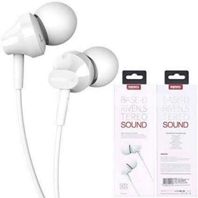Picture of Remax RM 501 In Ear Earphone Stereo Headphone White