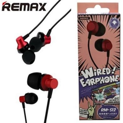 Picture of Remax Rm 512 High Performance Wired In Ear Earphone Stereo With Mic, 3.5Mm Jack - Headphone - Ear Phone - Earphone