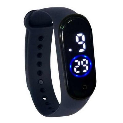 Picture of Led Sports Silicon New Touch Watch - Black