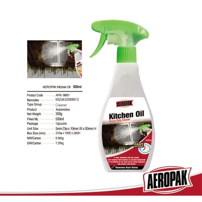 Picture of Aeropak Kitchen Remover Clean Greasy Oil Cooking Degreaser Cleaner