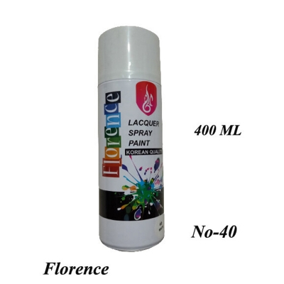 Picture of Florence Lacquer Spray Paint White - White0.4L