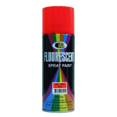 Picture of Bosny Fluorescent Spray Paint Red No. 1001 - Red0.4L