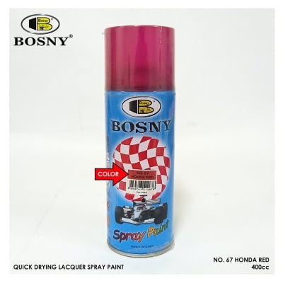 Picture of Bosny spray paint Honda Red - Red0.4L