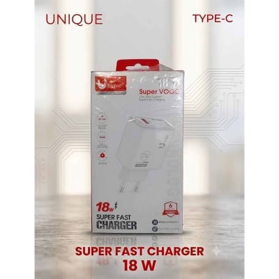 Picture of Unique 18W Type C Super Fast Charger - White