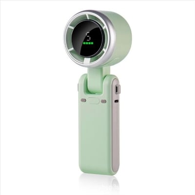Picture of PlayHot Portable Handheld Turbo Fan, 5 Gear Wind - Green