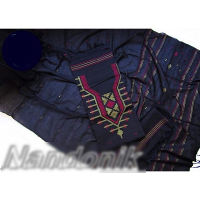 Picture of Exclusive Handloom Jamdani Unstitched One Piece 