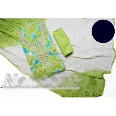 Picture of Indian Innaya Branded Unstitch Three Piece with Chiffon Dupatta 