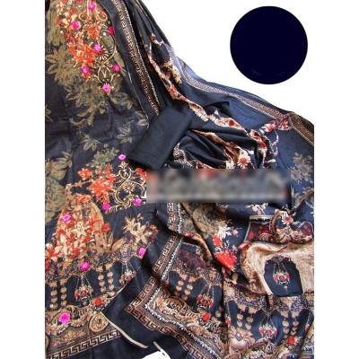 Picture of Exclusive Boutiques Unstitched Three Piece With Extra Sleeves 