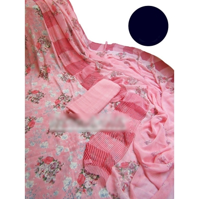 Picture of Indian Rishika Silk unstitched three piece 