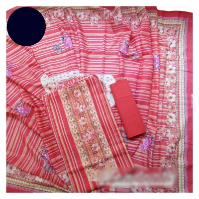 Picture of Printed Cotton Unstitch Three Piece 