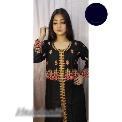 Picture of Exclusive Embroiderd China Linen Kurti 