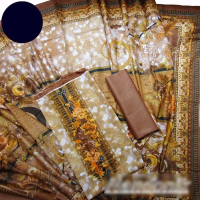 Picture of Printed Cotton Unstitch Three Piece 