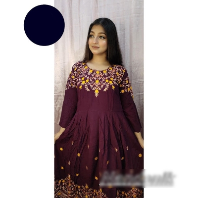 Picture of Exclusive Embroiderd China Linen Kurti 