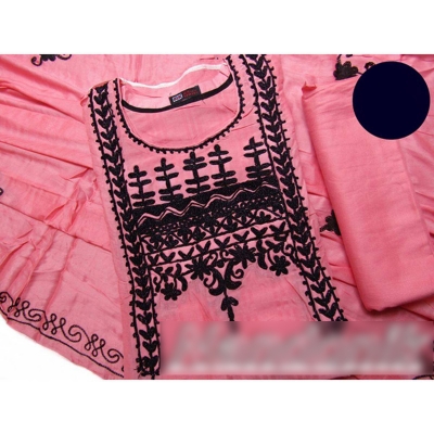Picture of Gorgeous  Embroidered Partywear Unstitch Silk Three piece With extra sleeve 