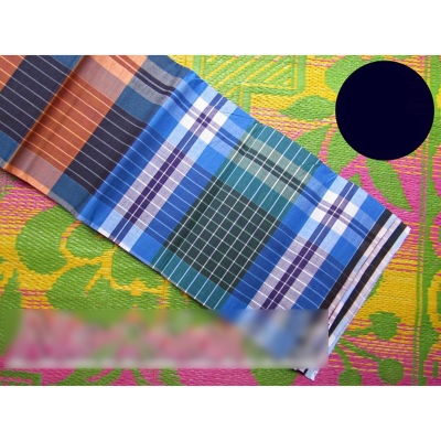Picture of Colourful Ruhitpuri  & Playkard Unstitch Cotton Lungi 