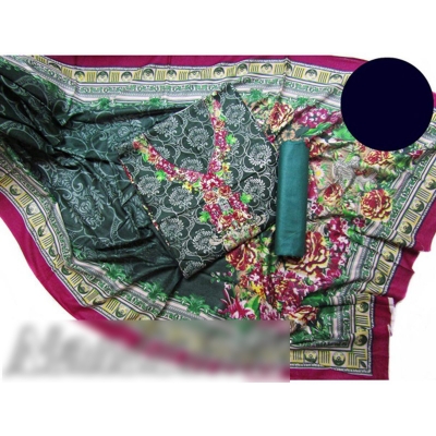 Picture of BD Lawn unstitch three piece (with extra sleeve) 