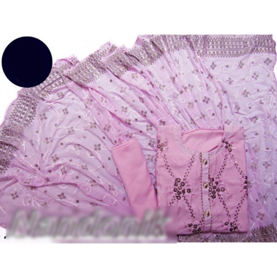 Picture of Indian Gorgeous Lukhnow Unstitched Three piece (with extra sleeve and inner) 