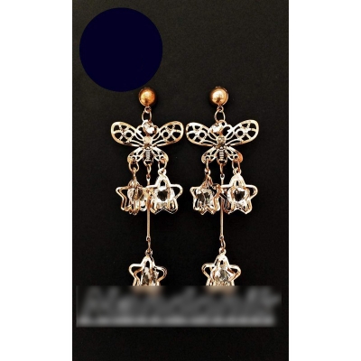Picture of Butterfly Drop Fashion Earring For Women 