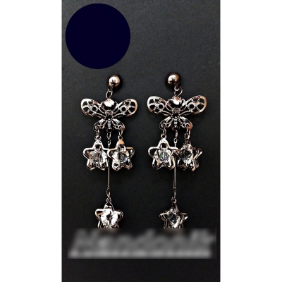 Picture of Butterfly Drop Fashion Earring For Women 