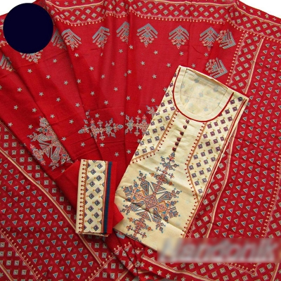 Picture of Exclusive Boutiques Unstitched Three Piece With Extra Sleeves 