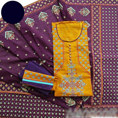 Picture of Exclusive Boutiques Unstitched Three Piece With Extra Sleeves 