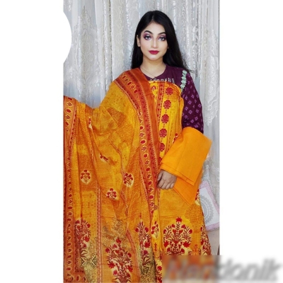Picture of Joypuri Komol Cotton Unstitch Three Piece 