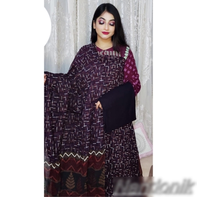 Picture of Joypuri Komol Cotton Unstitch Three Piece 