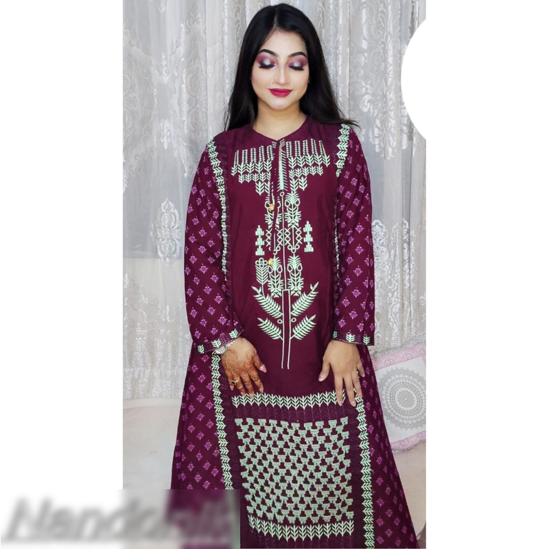 Picture of Embroidery  Worked  Long Kurti/Gown 
