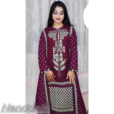 Picture of Embroidery  Worked  Long Kurti/Gown 