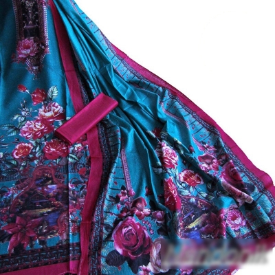 Picture of Exclusive catalouge  unstitch three piece (with extra sleeve) 
