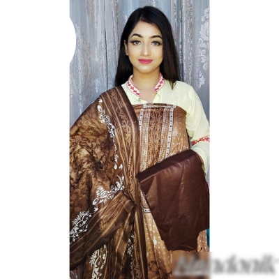 Picture of BD Lawn unstitch three piece (with extra sleeve) 