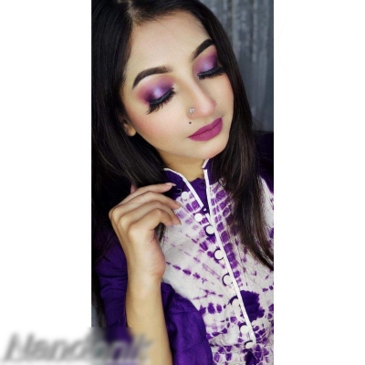 Picture of Fashionable tie-dye batik cotton long kurti 