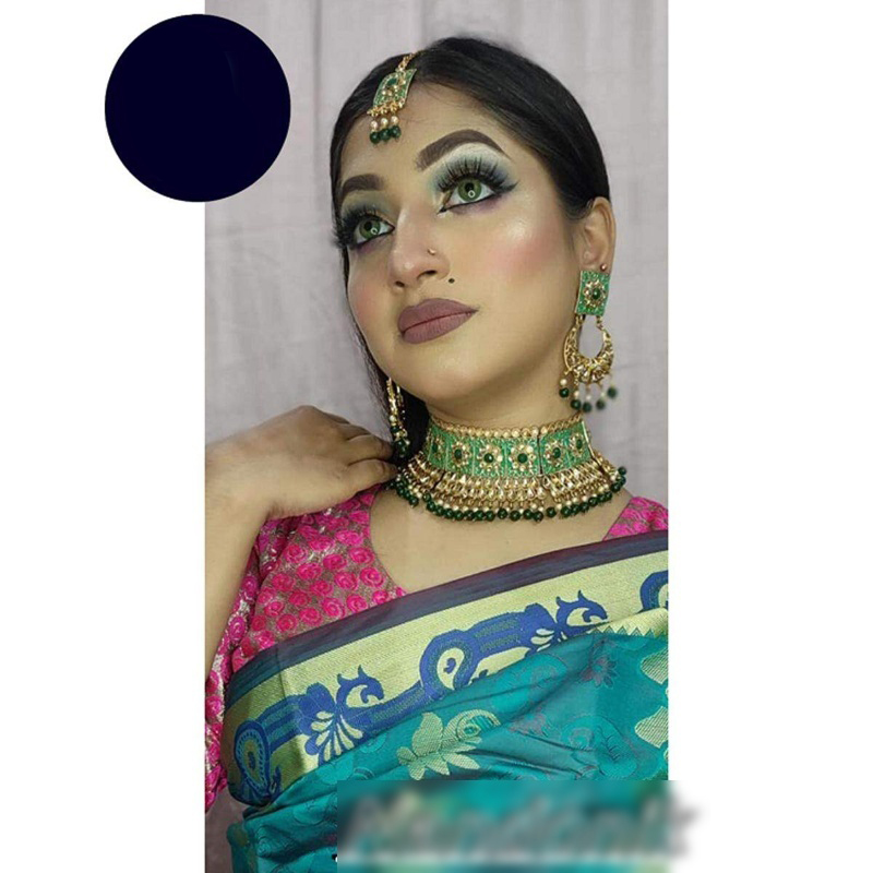 Picture of Elegant & Gorgeous Party/Bridal Meenakari Necklace,Earring and Tikli Set for Women / Women Jewwllery Set Multicolor