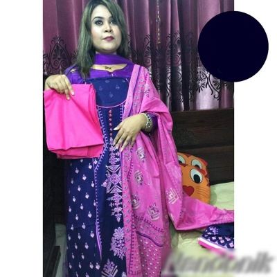 Picture of Exclusive Boutiques Unstitched Three Piece With Extra Sleeves 