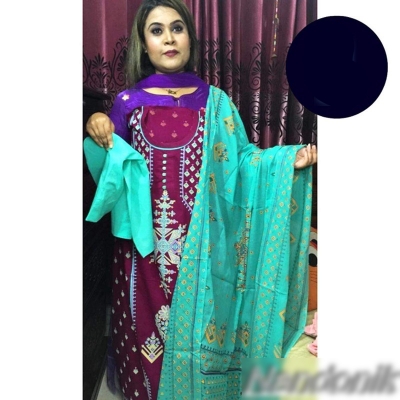 Picture of Exclusive Boutiques Unstitched Three Piece With Extra Sleeves 