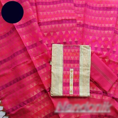 Picture of Exclusive Unstitch Tangail Taant Three Piece (with Extra Sleeve) 