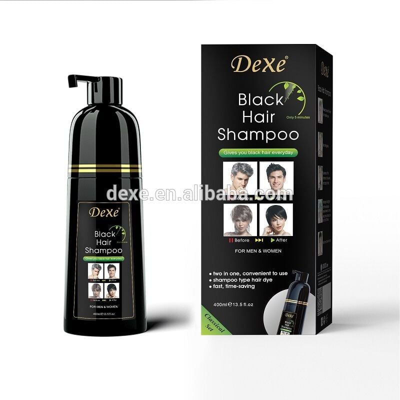 Picture of Dexe Brown  Hair Color Pump Dye Shampoo 400 ml. U K