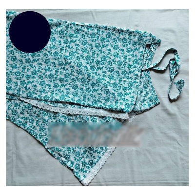 Picture of Long salat hijab / Daily wear hijab/ Hijab Namz/ Namaz Hijab / Organdi Cotton Hijab For Women Multicolor,Int:XXL