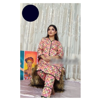 Picture of Sadabahar Co-ords 2 Piece Collection Ready to Wear Stitched Two Piece Set For Women Girl Multicolor