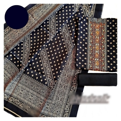 Picture of Exclusive Boutique Unstitch Three Piece With Extra Sleeves Multicolor,Un-stitched