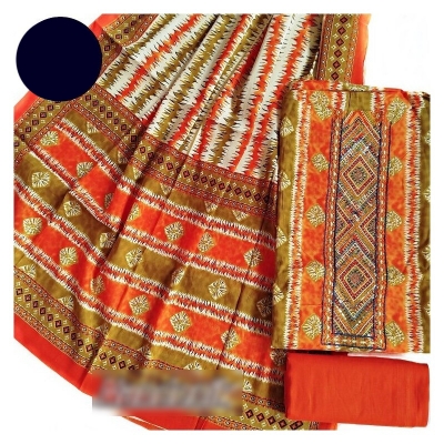 Picture of Exclusive Boutique Unstitch Three Piece With Extra Sleeves Multicolor,Un-stitched