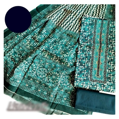 Picture of Exclusive Stone  Joypuri Cotton Unstitched Three Piece Multicolor,Un-stitched