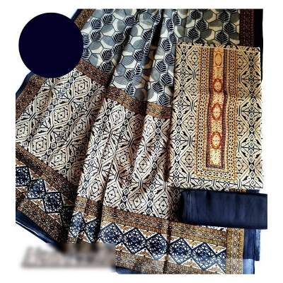 Picture of Exclusive Stone  Joypuri Cotton Unstitched Three Piece Multicolor,Un-stitched