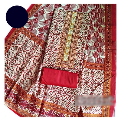 Picture of Exclusive Stone  Joypuri Cotton Unstitched Three Piece Multicolor,Un-stitched